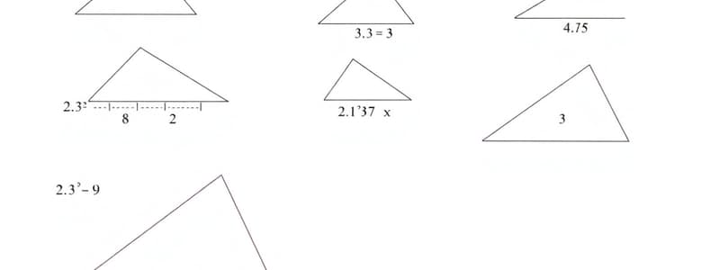 Geometry Problems Quiz