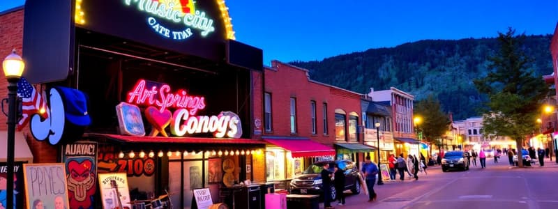 Colorado Springs: A Music City Overview