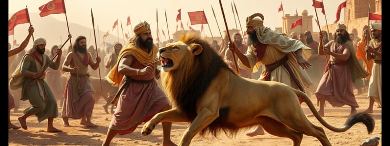 Ancient Assyrian Lion Hunts