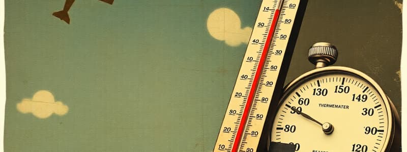 Temperatura del aire y termometría