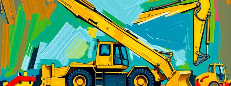 Construction Equipment and Depreciation