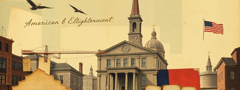 American Enlightenment and 18th Century Society