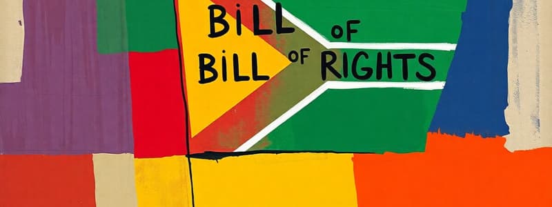 South Africa's Bill of Rights Quiz