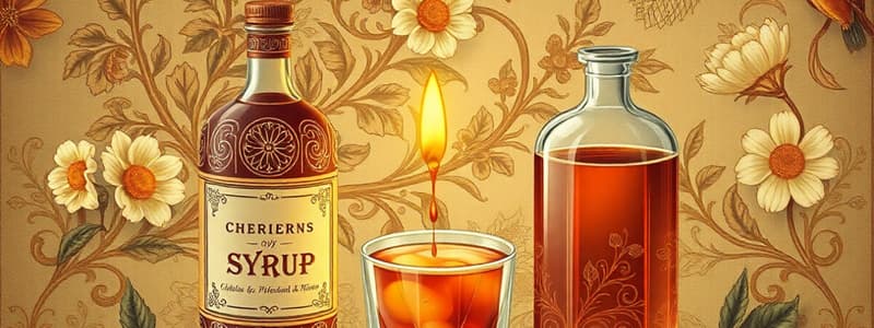 Understanding Syrups and their Components