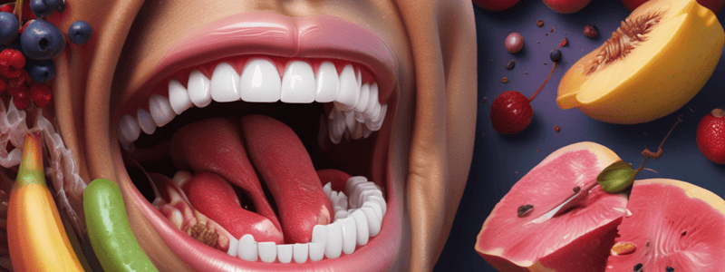 Appetite Regulation and Oral Anatomy