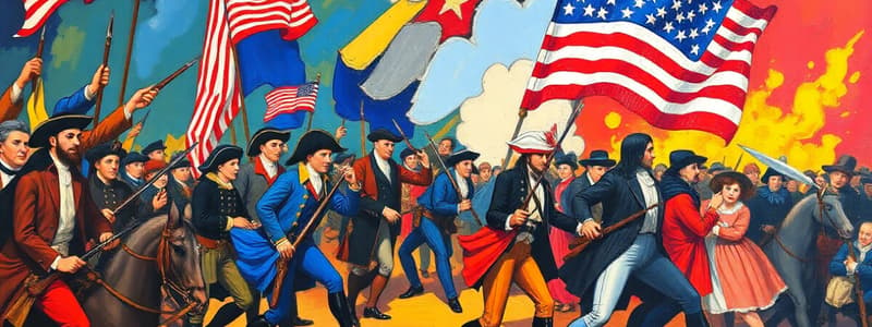 Amerikanska Revolutionen. Källa:  Robert de Vries (red.). (2010-10-03). "Amerikanska revolutionen 1776-1783". SO-Rummet. https://www.so-rummet.se/kategorier/historia/det-langa-1800-talet/amerikanska-revolutionen# [Hämtad: 2025-01-07]