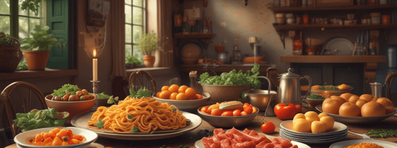 Italian Cuisine and Eating Habits