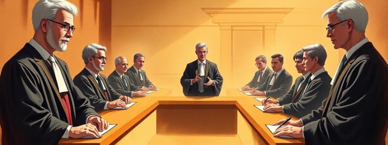 Judges, Justices, and Jurors