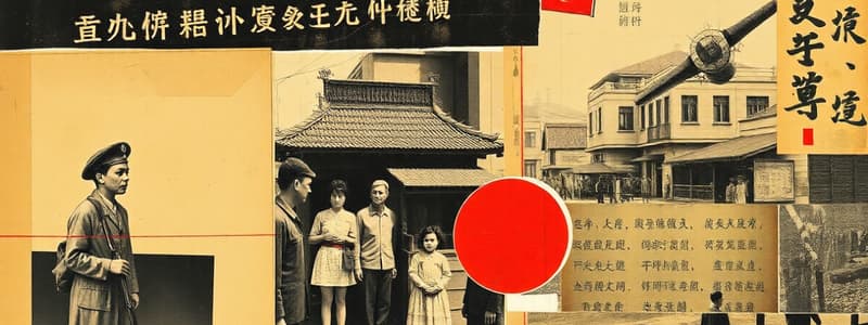 Life during the Japanese Occupation