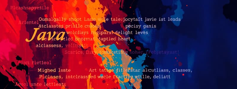 Object-Oriented Programming: Classes and Objects