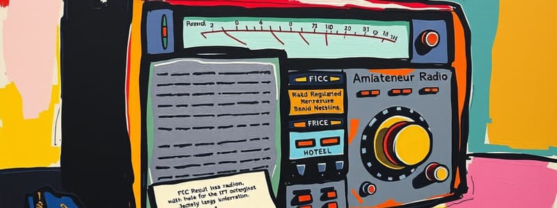 Amateur Radio Quiz - Conditions and Regions