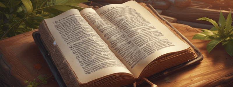 Teachings of the Lord Bible Quiz