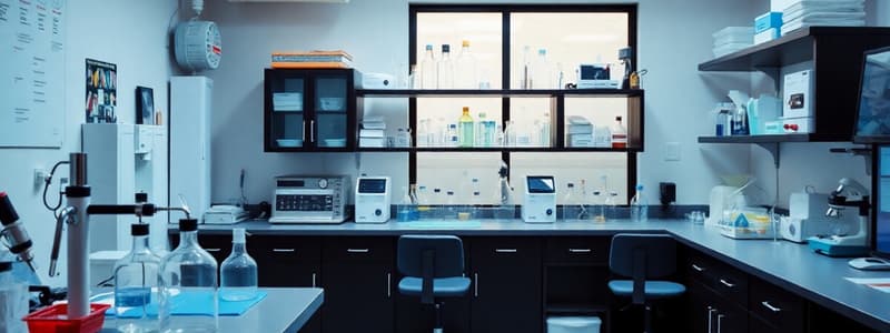 Laboratory Room and Instruments Quiz