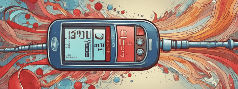 Diabetes Mellitus and Blood Sugar Levels