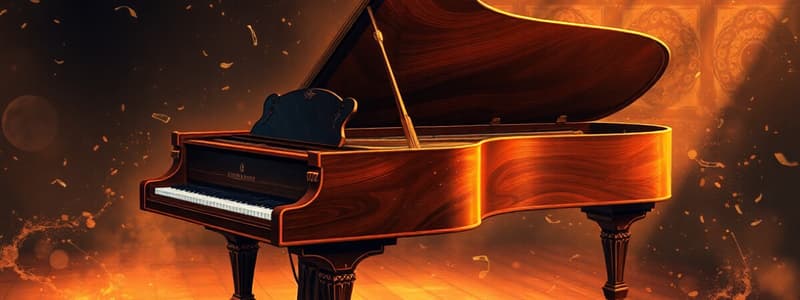 Grand Piano Mechanics and History