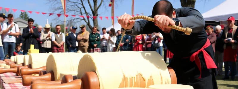 Cheese Rolling Competition at Cooper's Hill