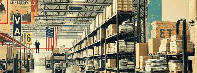 Manufacturing Logistics Overview