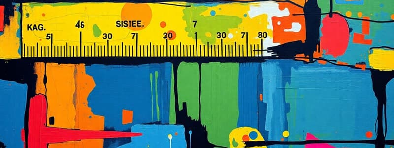 Measurement Resistance Quiz