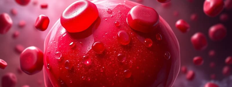 Blood Components and Anemia Quiz