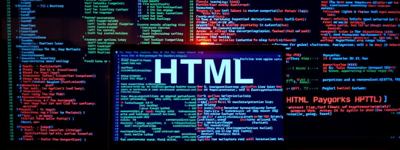 ICT: HTML Study Notes