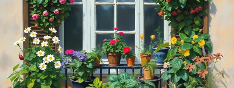 Interplanting and Balcony Gardening Techniques