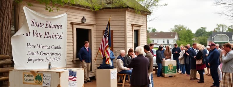 State Legislators Election in 1776