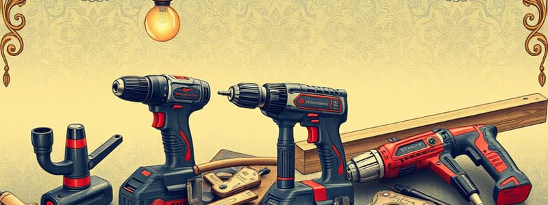 Pneumatic Tools and Electric Drills Quiz