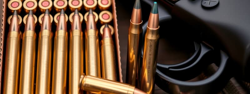 Ammunition Types and Inspection Quiz