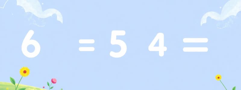 Kindergarten 2: Basic Subtraction