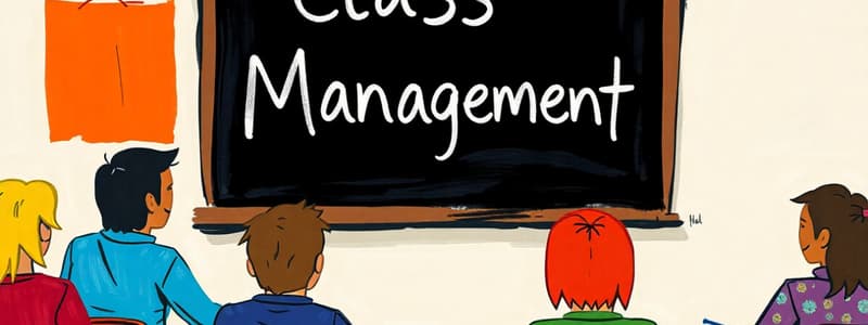 Class Management Techniques for Teachers