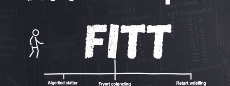 FITT Principle Overview