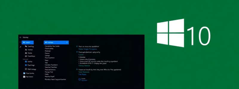 Windows 10 Troubleshooting Process