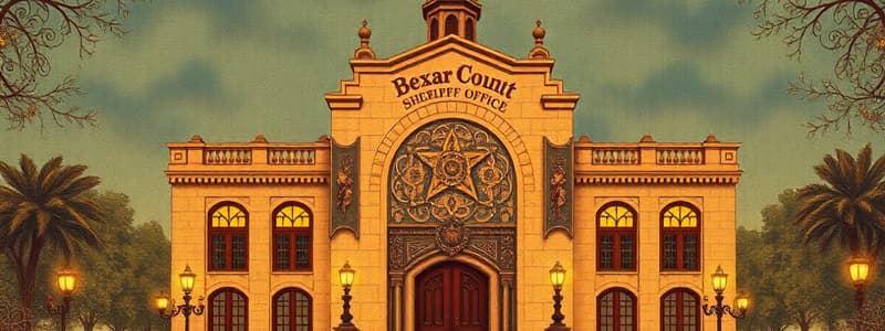 Bexar County Sheriff's Office Policy Manual Chapter 3