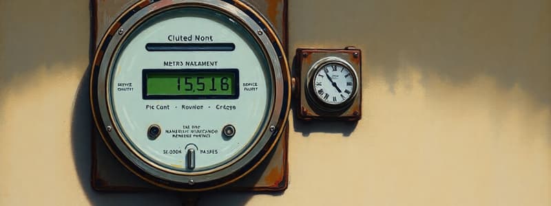 Electric Meter Regulations Overview