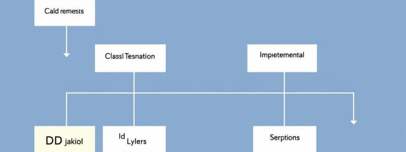 Derivative Classification Flashcards