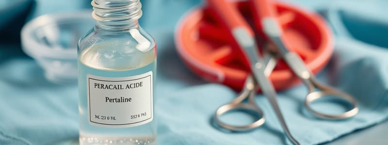 Sterilizzazione Chimica: Acido Peracetico