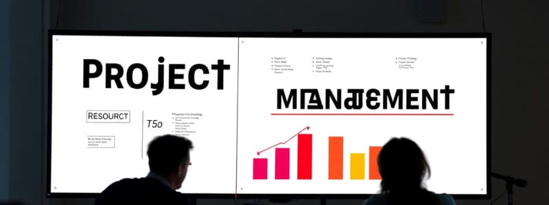 Project Management: Conflict and Resource Issues