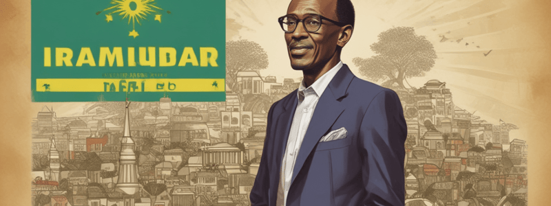 Rwandan President Paul Kagame's Election Campaign