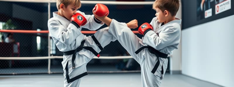 Youth Kickboxing and Jiu-Jitsu Schedule