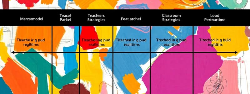 Causal Teacher Evaluation Model Quiz