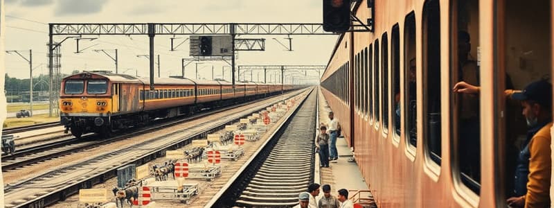 Railway Operations: Passenger Stats, Overcrowding & Train Halts