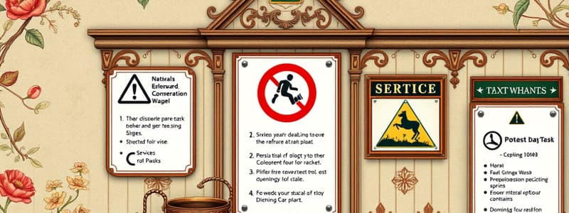 Safety Signs and CE Marking Quiz