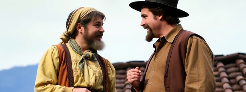 Fiddler on the Roof Character Interactions