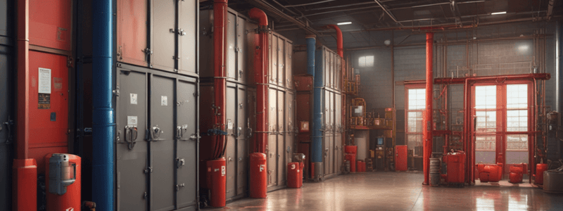 Industrial Storage and Fire Safety Quiz