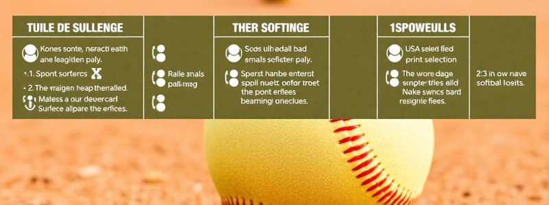 Official USA Softball Rules 2025