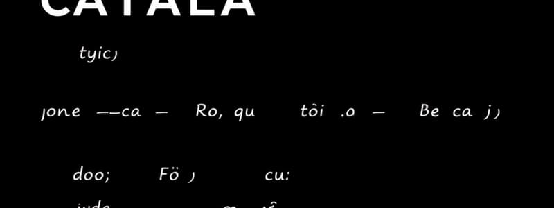 Fonètica i Ortografia en Català