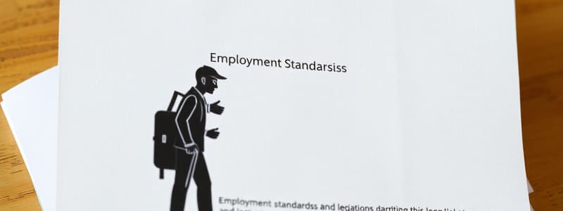 Employment Standards Legislation in Alberta