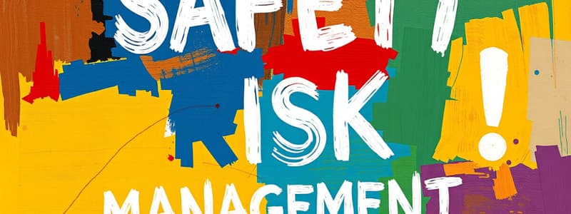 Safety Risk Management Principles