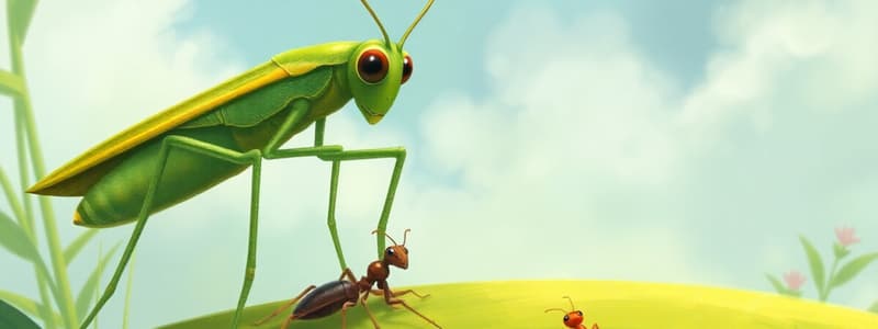 Grasshopper and Ant