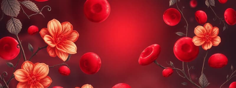 Anemia and RBC Characteristics